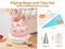 71 PCs Cake Decorating Supplies Kit with Cake Turntable, 12 Numbered Icing Piping Tips, 2 Spatulas, 3 Icing Comb Scraper, 50+2 Piping Bags, and 1 Coupler for Baking